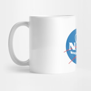 "Never A Straight Answer" N.A.S.A. Funny Spoof Logo Mug